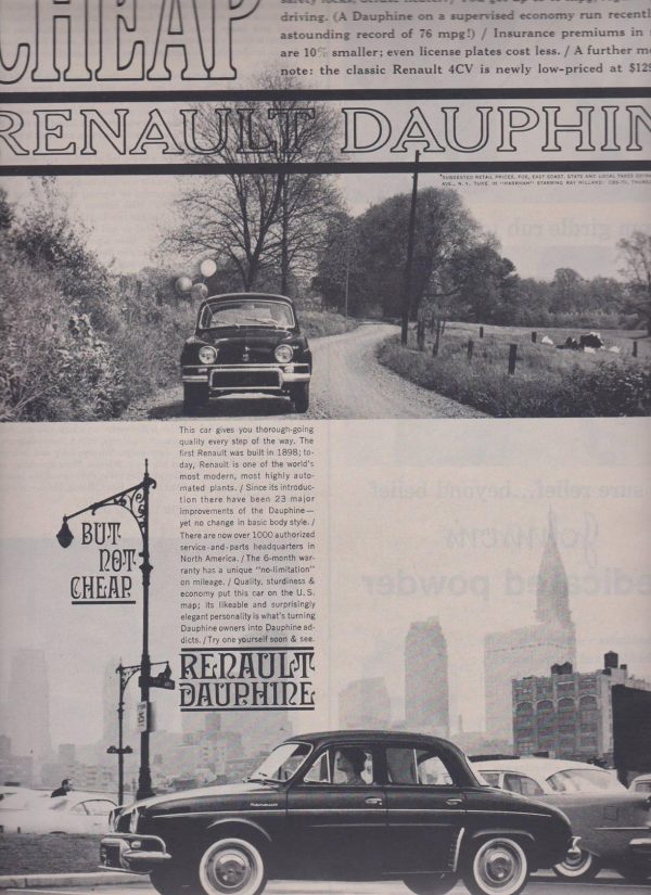 Renault Ad July 1960