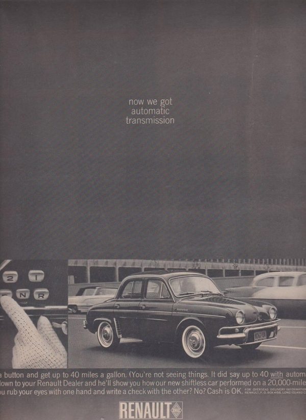 Renault Ad July 1963