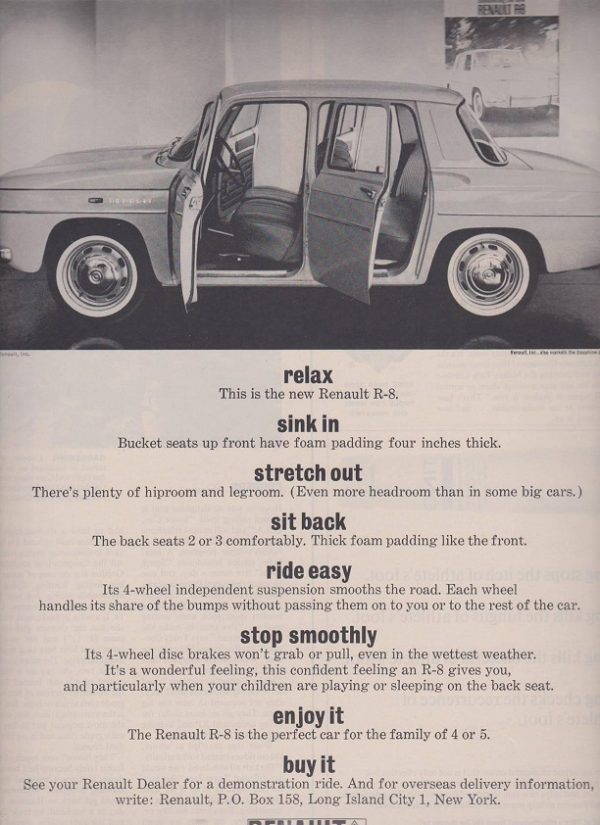 Renault Ad May 1963