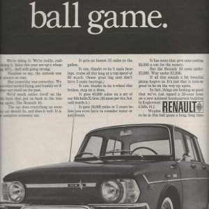 Renault Ad November 1967