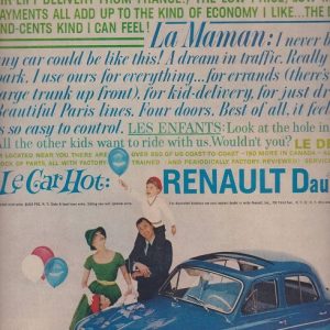 Renault Ad September 1959