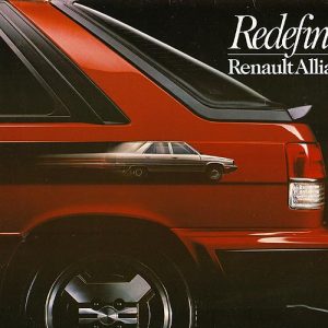 Renault Alliance Dealer Brochure 1987