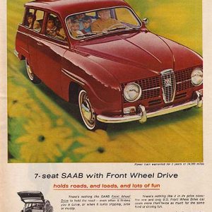 Saab Station Wagon Ad 1966