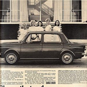 Simca Ad January 1967