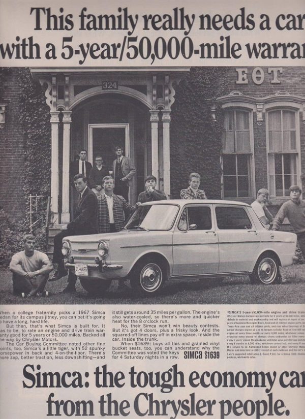 Simca Ad June 1967