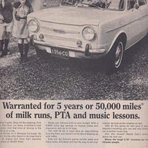 Simca Ad October 1967