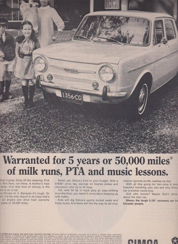 Simca Ad October 1967