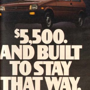 Subaru Ad 1987