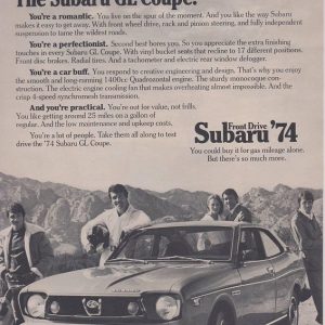 Subaru Ad March 1974