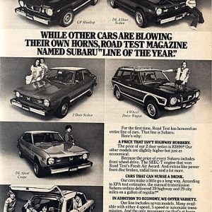 Subaru Ad October 1976