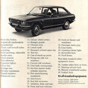 Toyota Ad January 1972