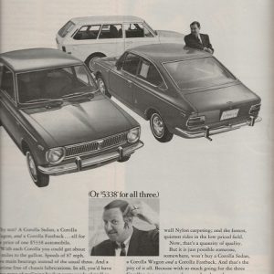 Toyota Ad October 1969