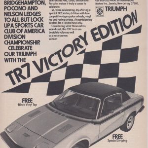 Triumph Ad September 1976