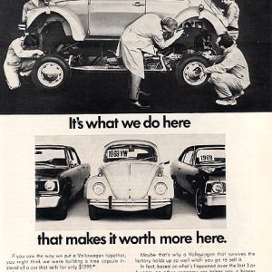 Volkswagen Bug Ad October 1972