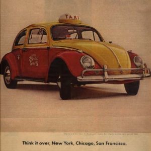 Volkswagen Bug Taxi Ad