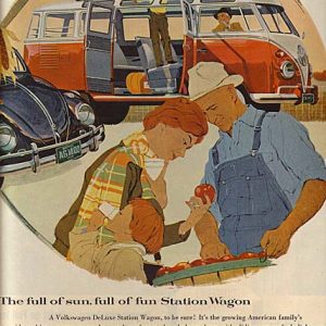 Volkswagen Bus Ad 1958