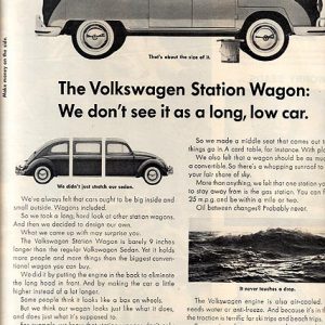 Volkswagen Bus Ad 1962