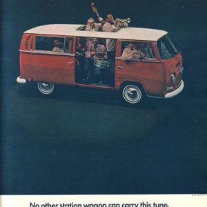 Volkswagen Bus Ad 1969 February