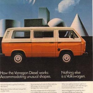 Volkswagen Bus Ad 1982