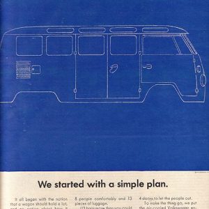 Volkswagen Bus Ad February 1967