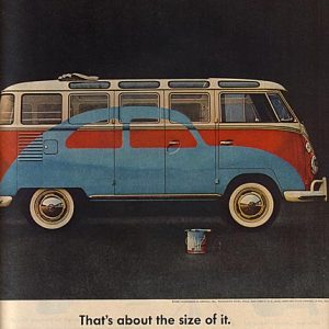 Volkswagen Bus Ad January 1963