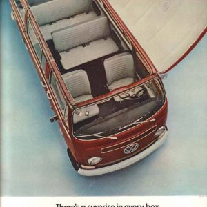 Volkswagen Bus Ad July 1968