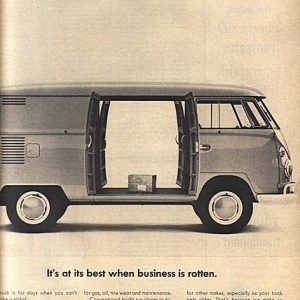 Volkswagen Bus Ad March 1964