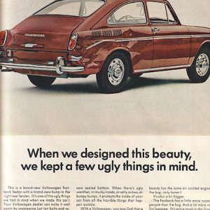 Volkswagen Fastback Sedan Ad February 1967