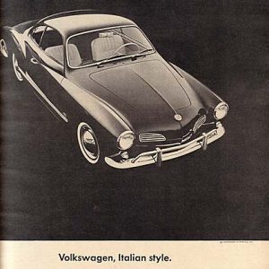 Volkswagen Karmann Ghia Ad 1964