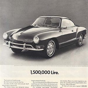 Volkswagen Karmann Ghia Ad April 1970