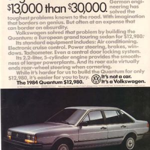 Volkswagen Quantum Ad 1984