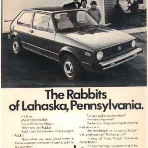 Volkswagen Rabbit Ad July 1975