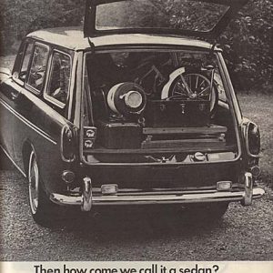 Volkswagen Squareback Sedan Ad August 1968