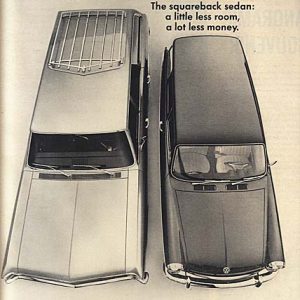 Volkswagen Squareback Sedan Ad July 1967