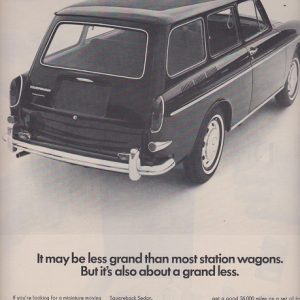 Volkswagen Squareback Sedan Ad October 1966