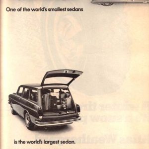 Volkswagen Squareback Sedan Ad October 1969