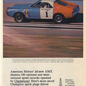 AMC AMX Ad July 1968