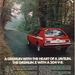 AMC Gremlin Ad May 1972