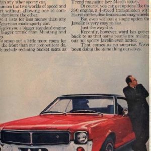 AMC Javelin Ad 1969