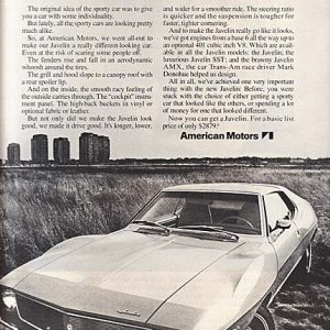 AMC Javelin Ad 1971