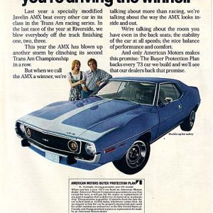 AMC Javelin Ad 1973