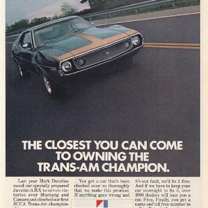 AMC Javelin Ad February 1972