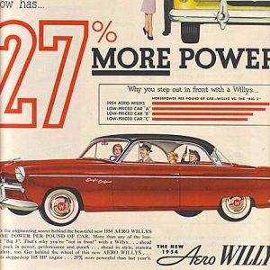 Aero Willys Ad 1954