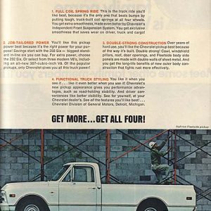 Chevrolet Pickup Truck Ad February 1968