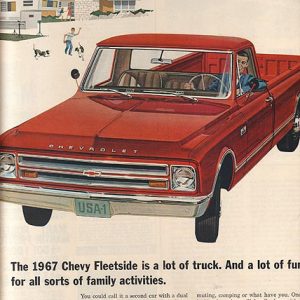 Chevrolet Pickup Truck Ad March 1967