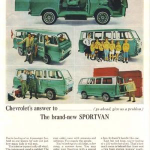 Chevrolet Sportvan Ad 1965