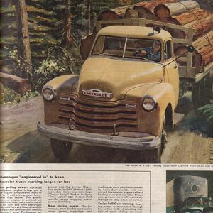 Chevrolet Truck Ad 1953