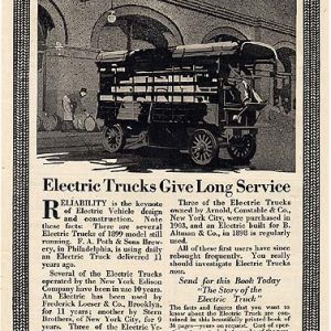 Electric Truck Ad 1914