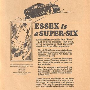 Essex Ad April 1927