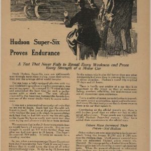 Hudson Ad 1917